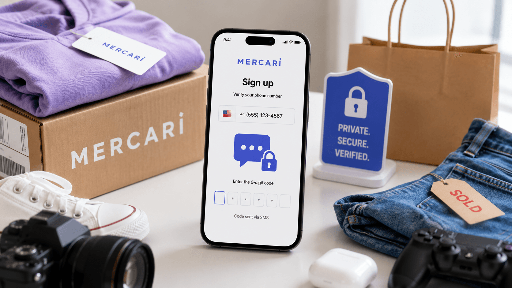 How to Set Up a Mercari Account Without a Phone Number