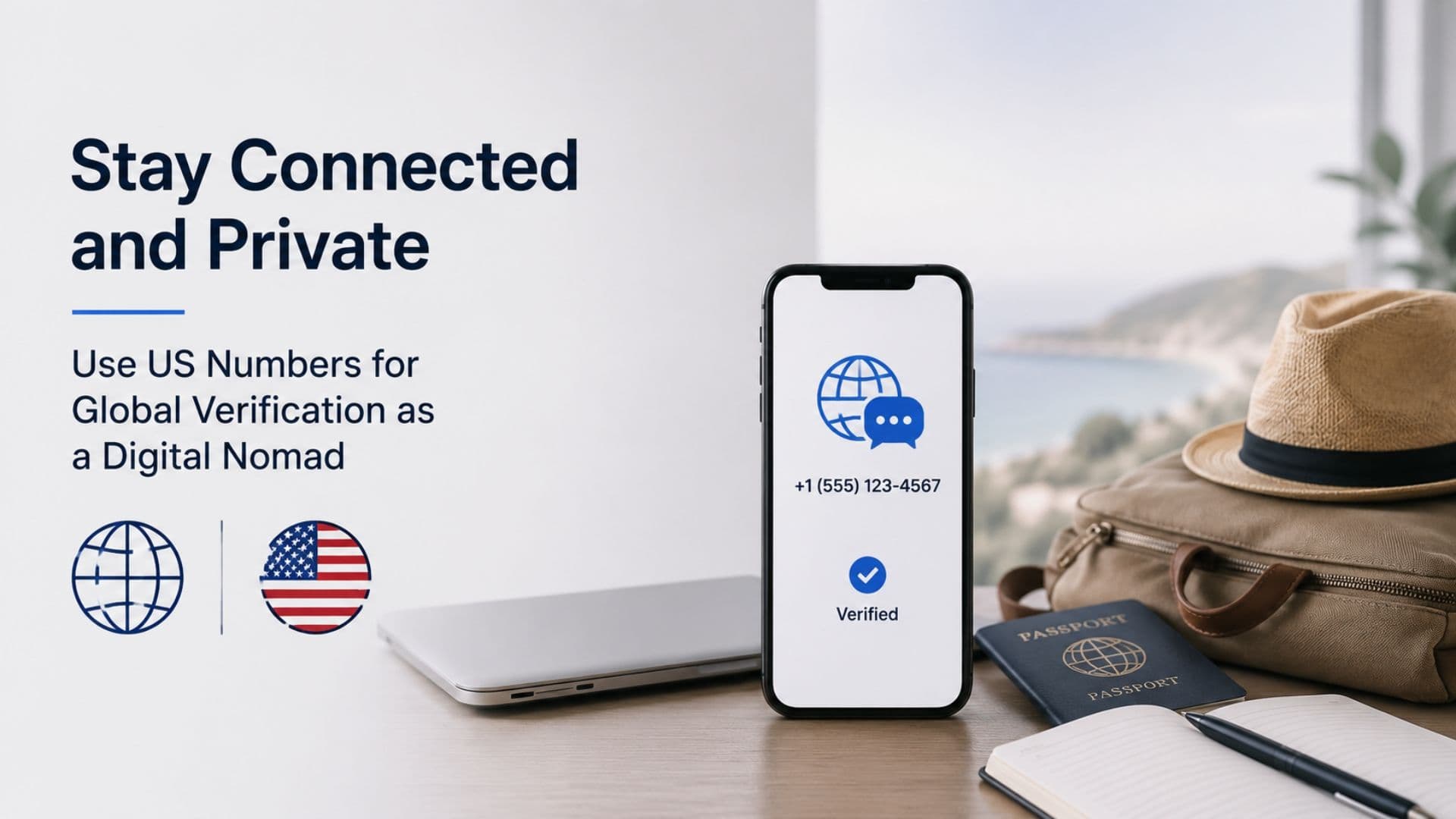 Stay Connected and Private With US Numbers as a Digital Nomad